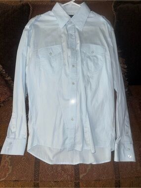 7 Diamonds  Large
Light Blue Button-Up Shirt
